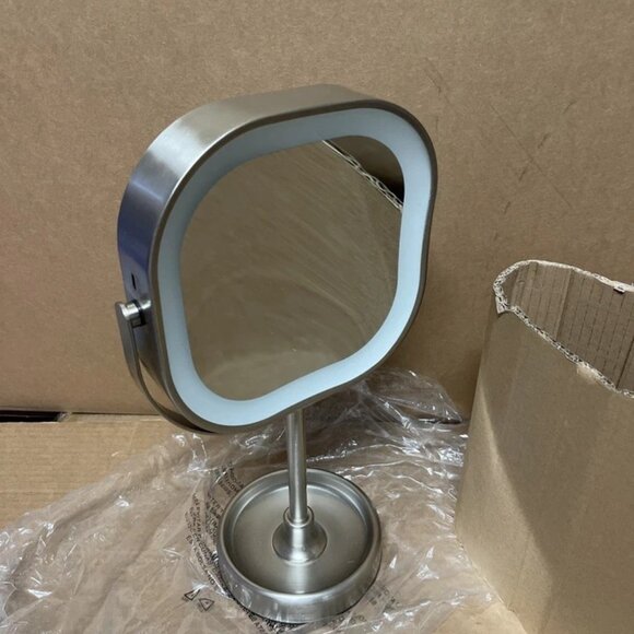 Conair Halo LED Rechargeable Double-Sided Vanity Mirror 10x Magnification  Light - Picture 1 of 9